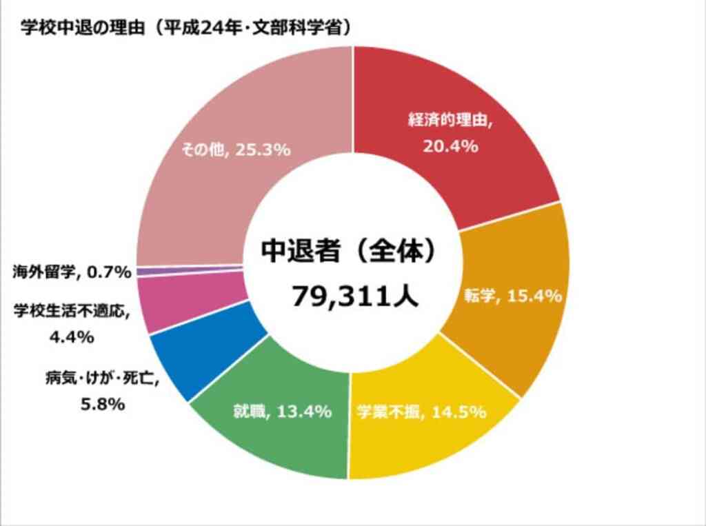 学校中退の理由